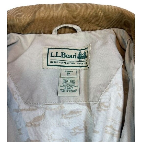 LL Bean Chore Coat Womens Size XL Barn Jacket Classic Farmhouse Lined Preppy - Picture 2 of 8